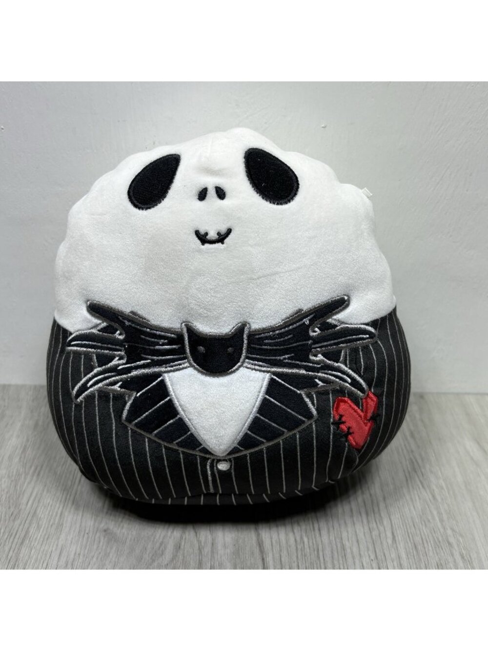 Squishmallows 8" Nightmare Before Christmas Jack Skellington Red Heart Plush